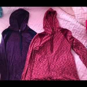 Bundle of Danskin athletic hoodies
